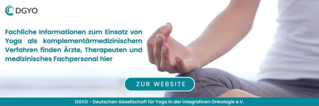 Yoga und Krebs DGYO Banner