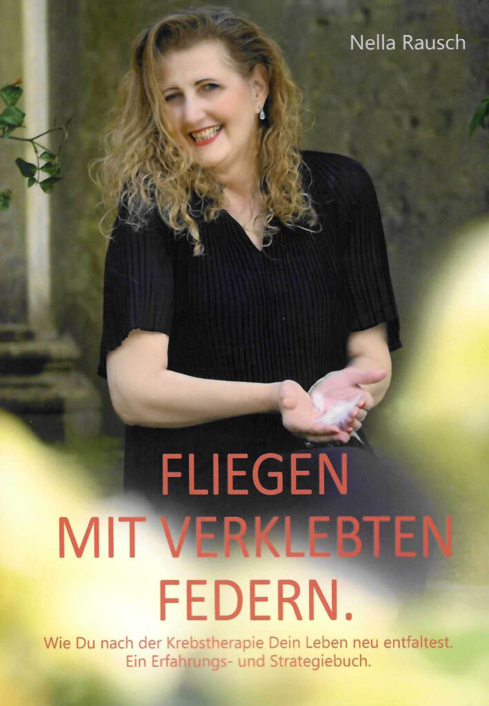 Buch-Cover "Fliegen mit verklebten Federn", Nella Rausch